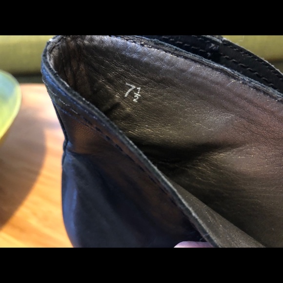 Seychelles Black Bootie Heels Size 7 1/2 - Picture 11 of 13